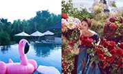 林心如大婚在即 晒巴厘岛美照收获祝福