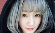 杨幂说这个白头发女生是她，非主流被玩坏了