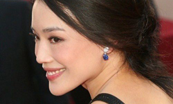 舒淇白发染黑回归少女范 自侃：没智慧了